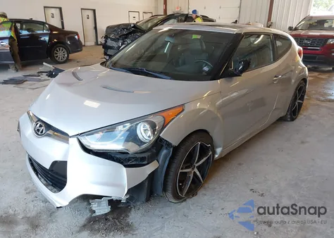 2012 Hyundai Veloster Base W/Black из США, поврежденный, VIN KMHTC6AD9CU052809